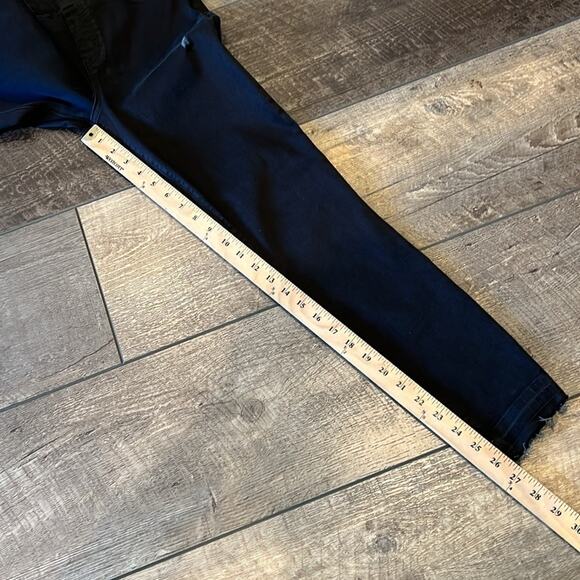 Spanx Vintage Black Distressed Ankle Stretch Skinny Jeans Size M - Picture 5 of 8